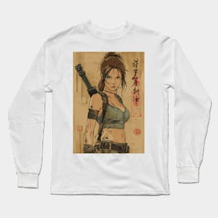 Lara Croft Tomb Raider Remastered Long Sleeve T-Shirt